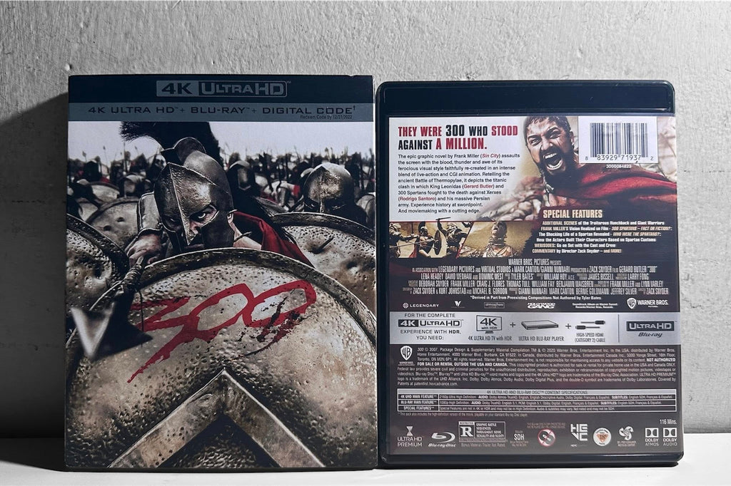 300 (2006) 4K Ultra HD + Blu-ray – Edición con Slipcover
