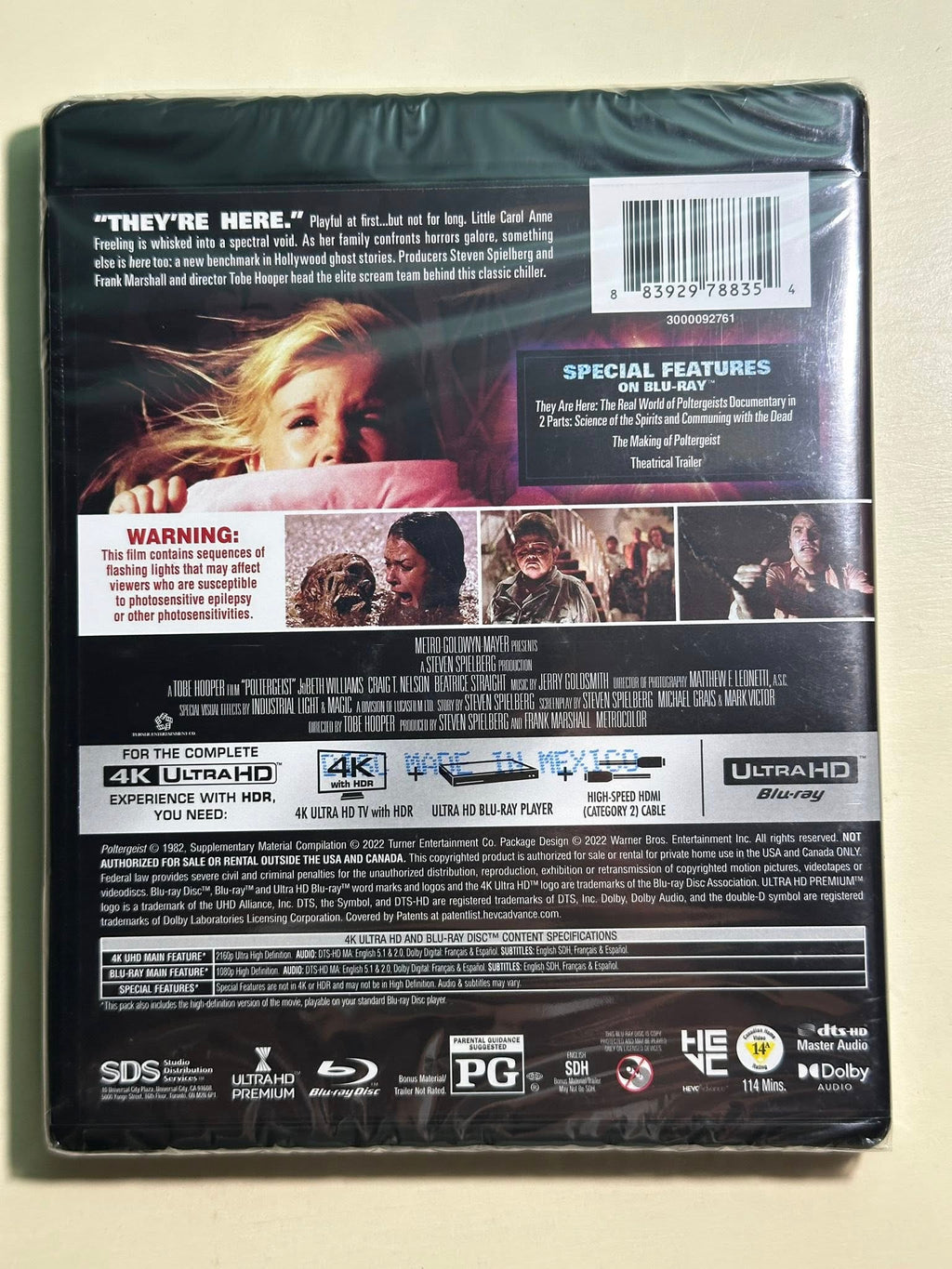 Poltergeist (1982) 4K Ultra HD + Blu-ray