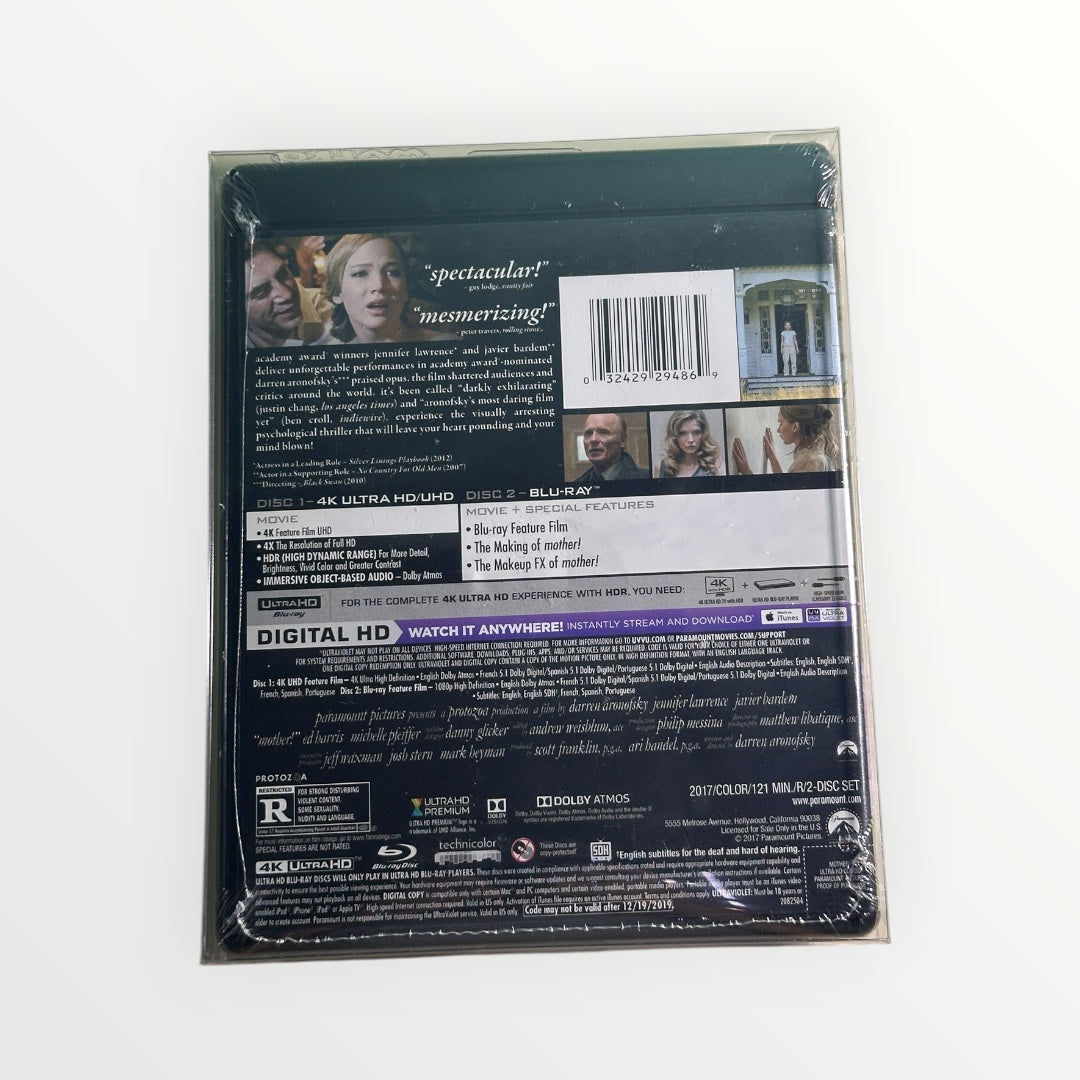 mother! – 4K Ultra HD + Blu-ray + Digital HD
